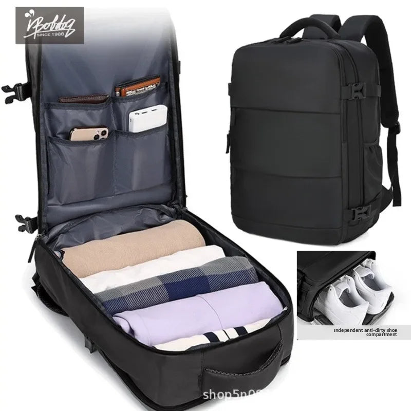Travel Boarding Backpack - Black