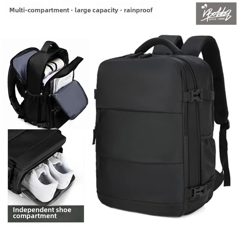 Travel Boarding Backpack - Black