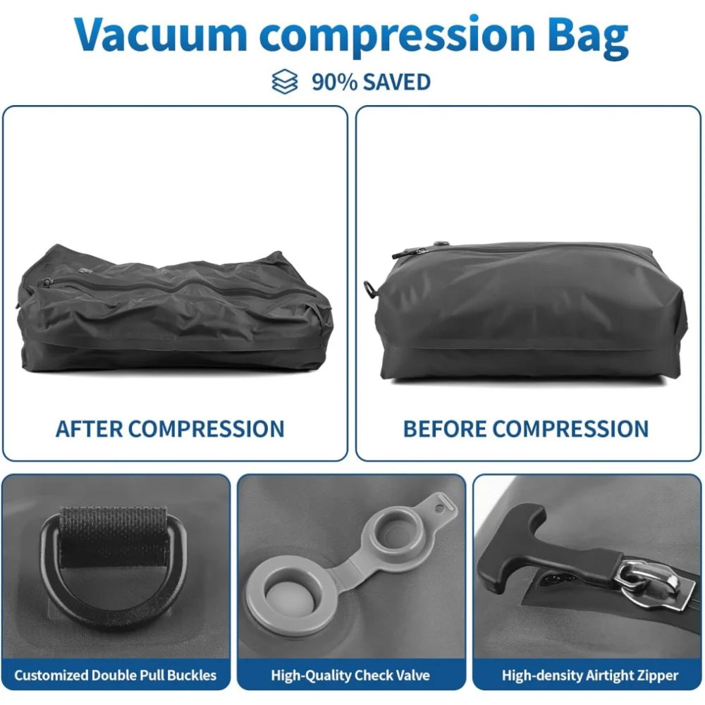 Vacuum Travel Bags with Pum