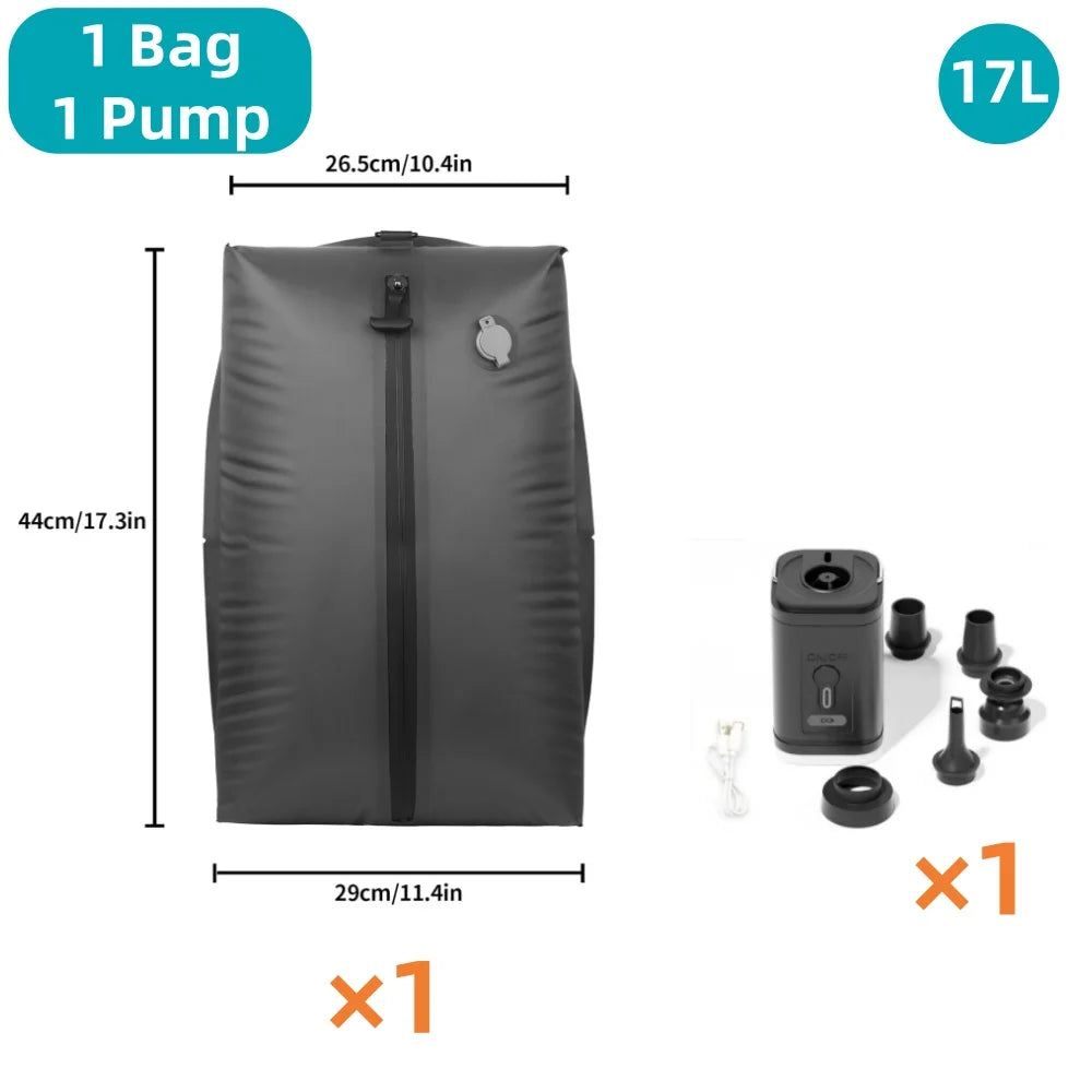 Vacuum Travel Bags with Pum